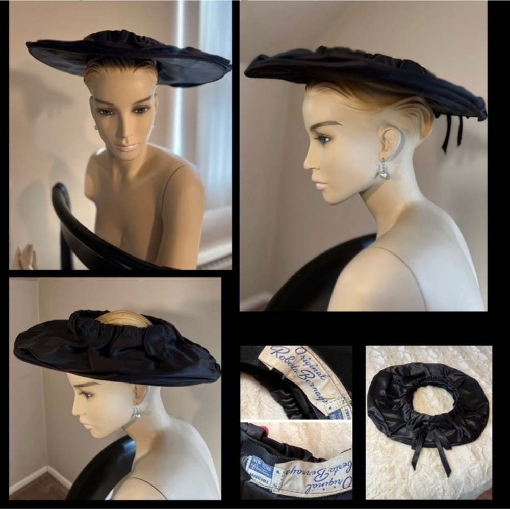 3 Elegant Vintage Women's Hats